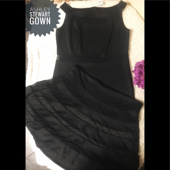 Ashley Stewart Dresses & Skirts - Brand New Ashley Stewart Full Length Black Dress